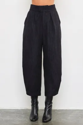 Black Pleated Pants