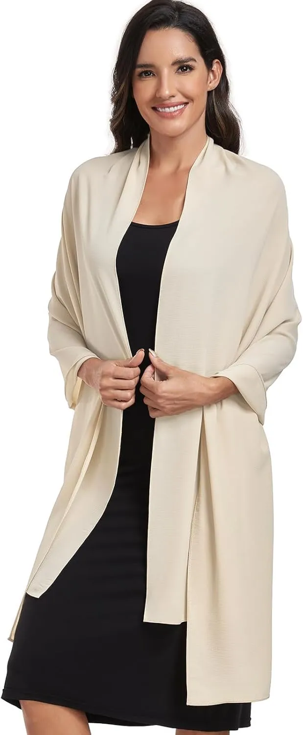 Chiffon Shawl and Wraps for Women Warm Scarves Wedding Evening Bridal Scarfs Pashmina Shawls