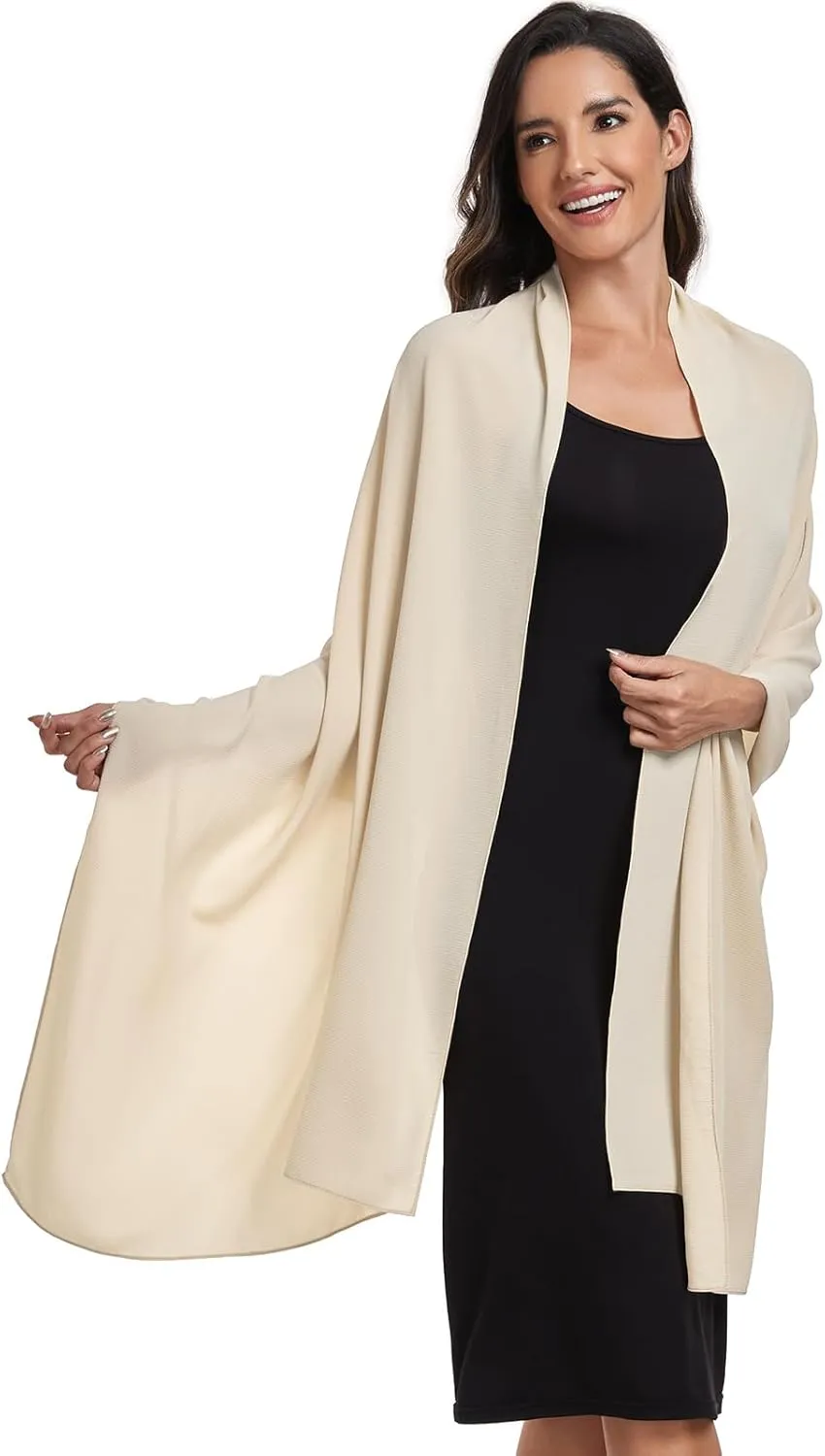 Chiffon Shawl and Wraps for Women Warm Scarves Wedding Evening Bridal Scarfs Pashmina Shawls