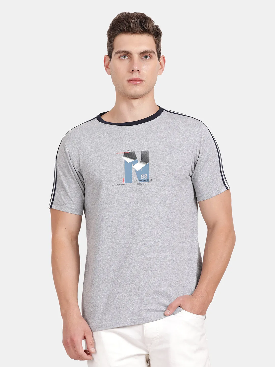 CREW NECK GRAPHIC T-SHIRT
