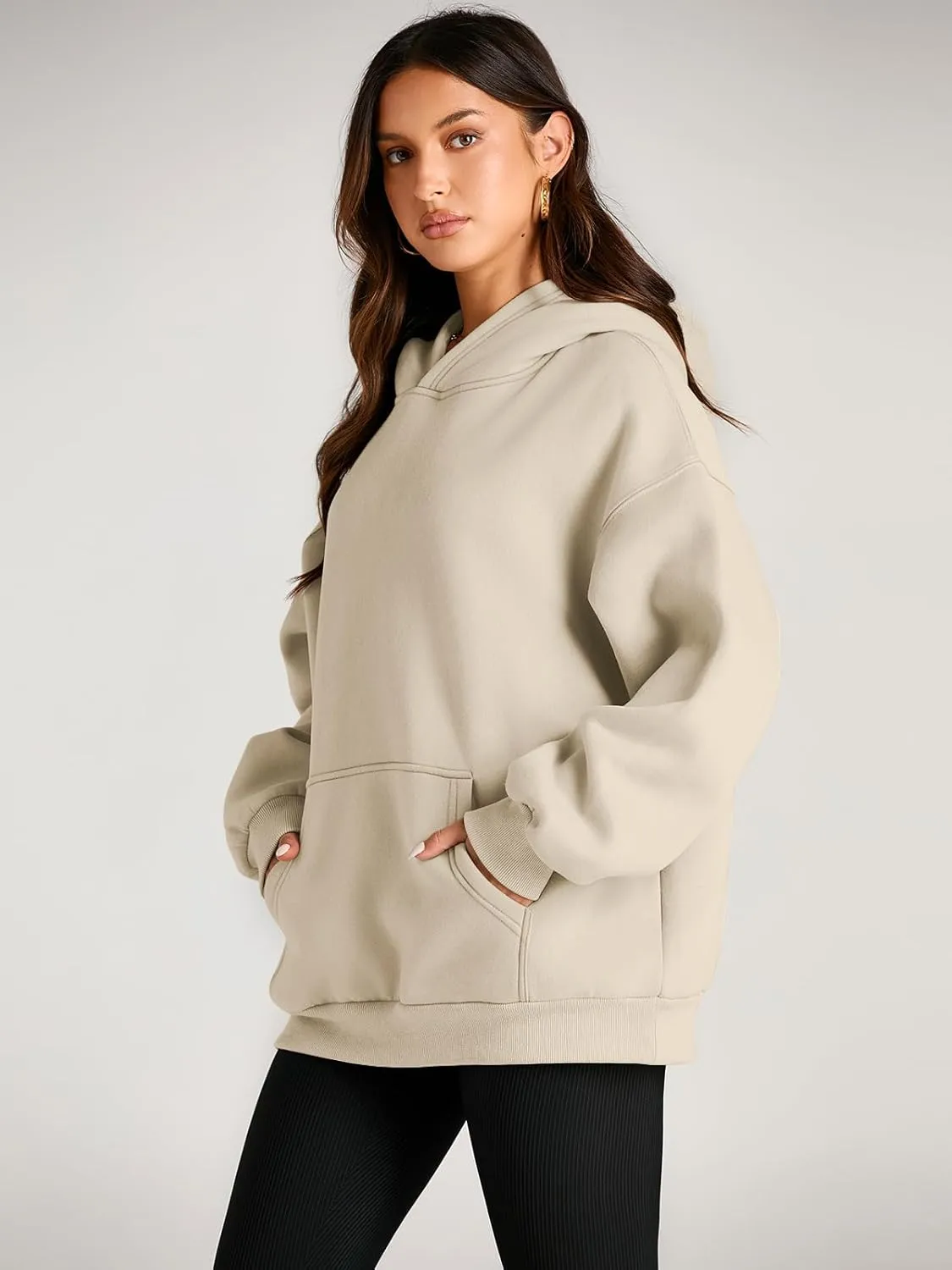 EFAN Womens Hoodies Oversized Sweatshirts Pullover Fleece Sweaters Long Sleeve Winter Fall Outfits Fashion Y2k Clothes
