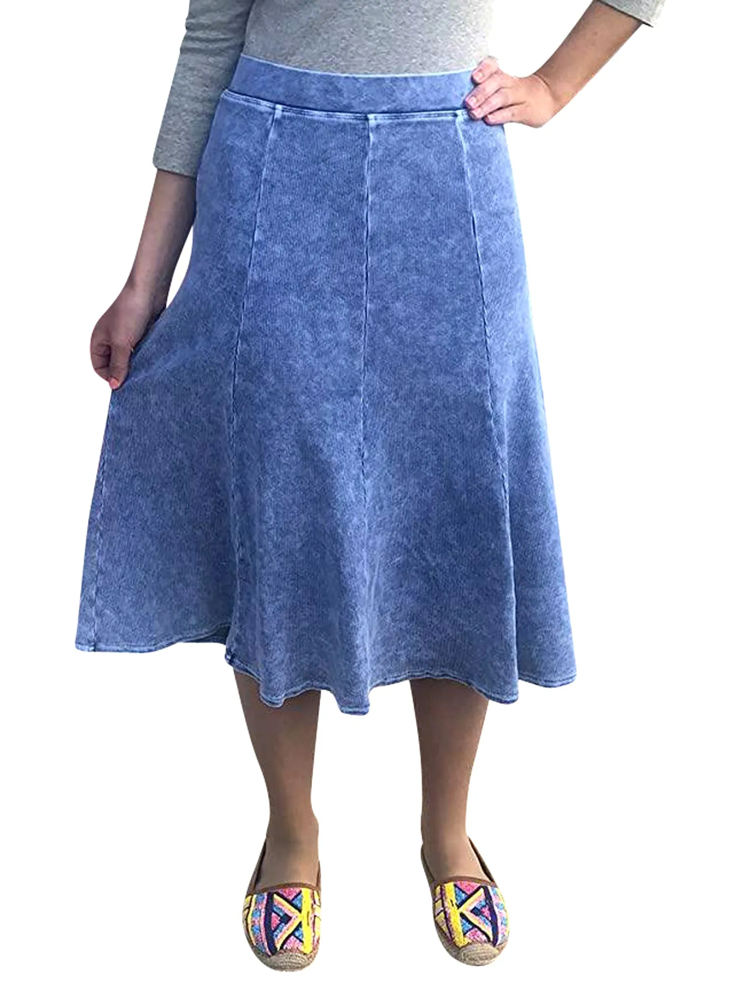 Hard Tail Ribbed Panel Skirt CS-126