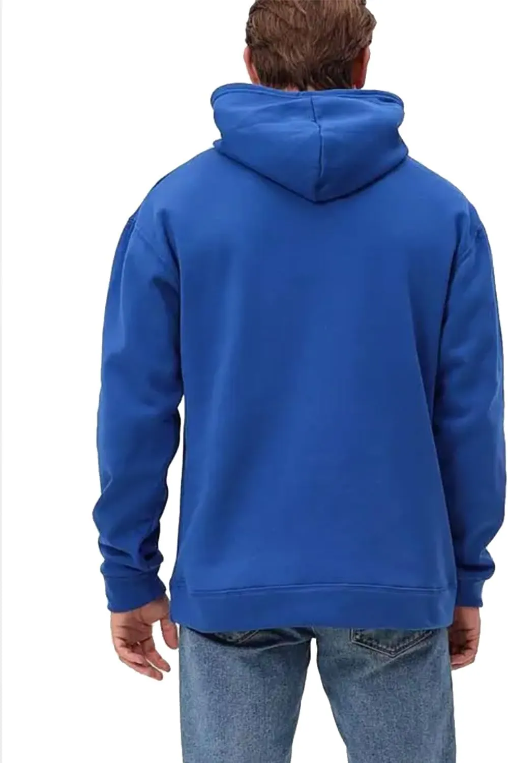 JIHUILAI Mens hoodie Fleece Hoodie Men Cotton-Blend Hooded Sweatshirt Solid Color Drawstring Hooded (S-3XL)