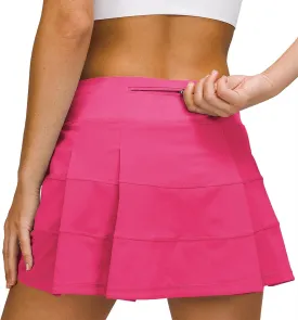 MCEDAR Athletic Tennis Golf Skorts Skirts for Women with Pocket Workout Running Sports Pleated Skirts Casual