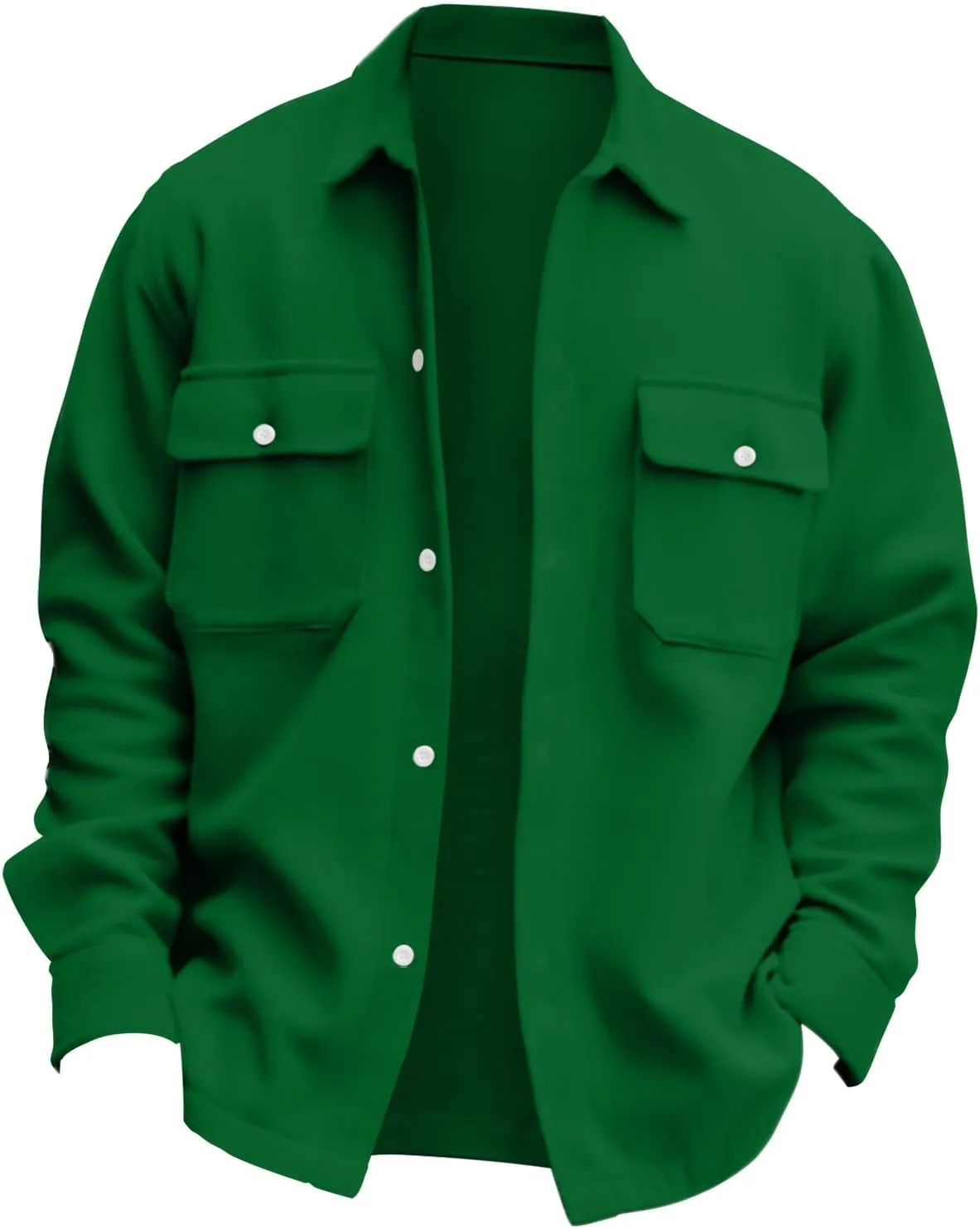 Men's Corduroy Jacket Button Down Shirt Jackets Long Sleeve Graphic Winter Coat Windbreaker Mens Fashion Clothes