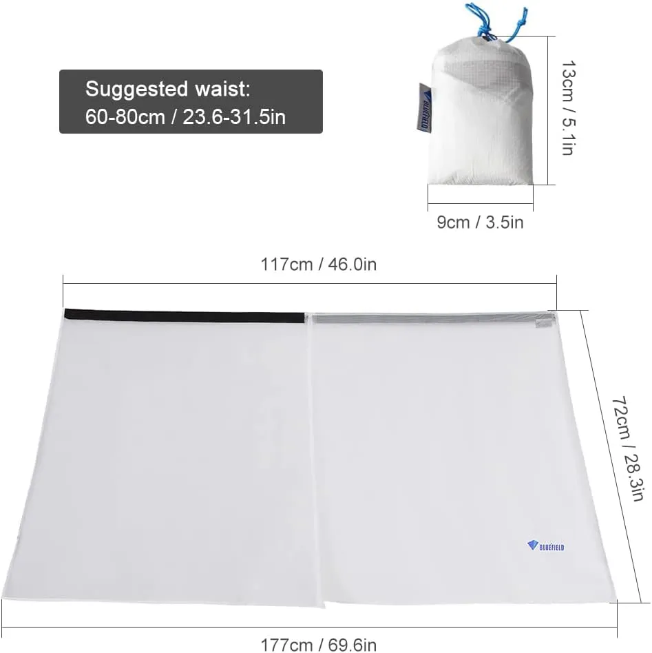 Rain Skirts, Ultra-Light rain Skirts, Waterproof Lightweight Short Skirts