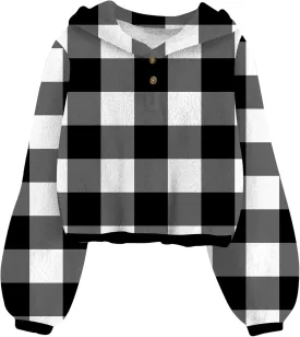 TUONROAD Girl's Fuzzy Hoodies Warm Loose Button Pullover Oversized Sherpa Jacket Coat