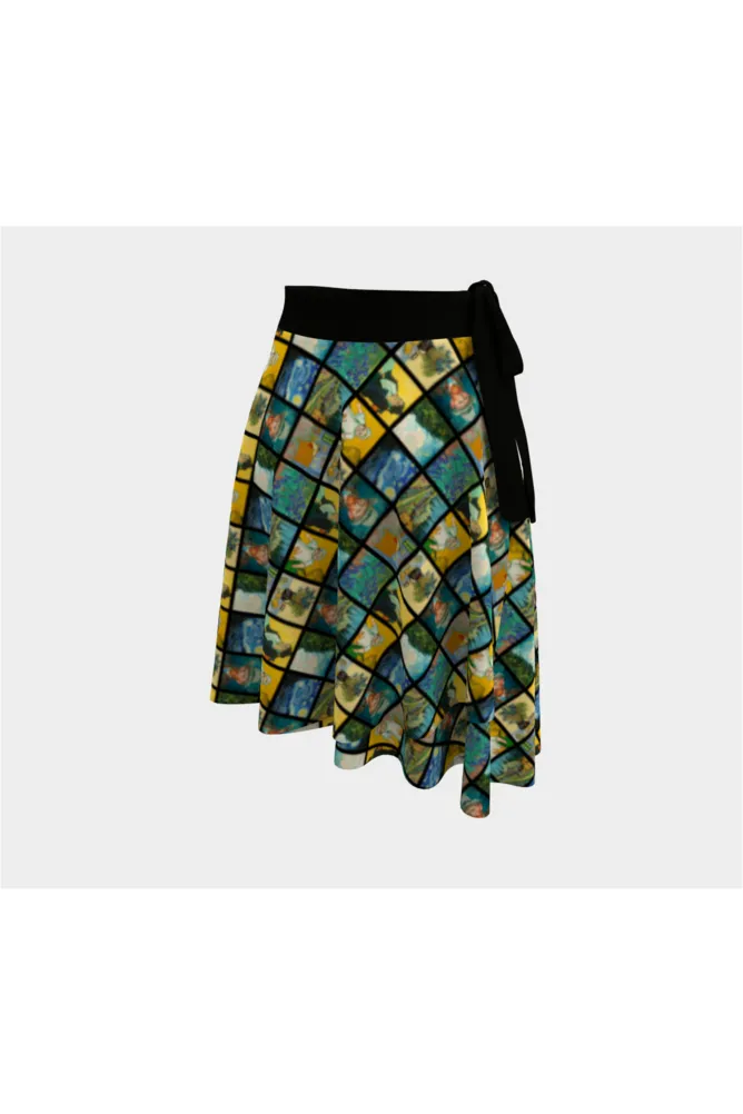 Van Gogh Expo Wrap Skirt