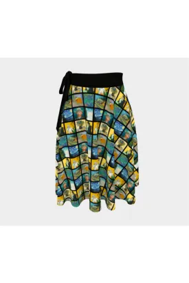 Van Gogh Expo Wrap Skirt