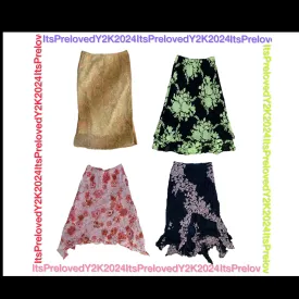 Y2k Floral Skirts(RX-451)